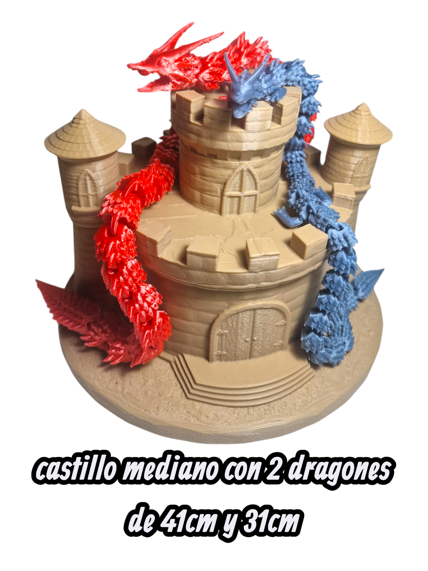 Castillo 3D en PLA para pintar